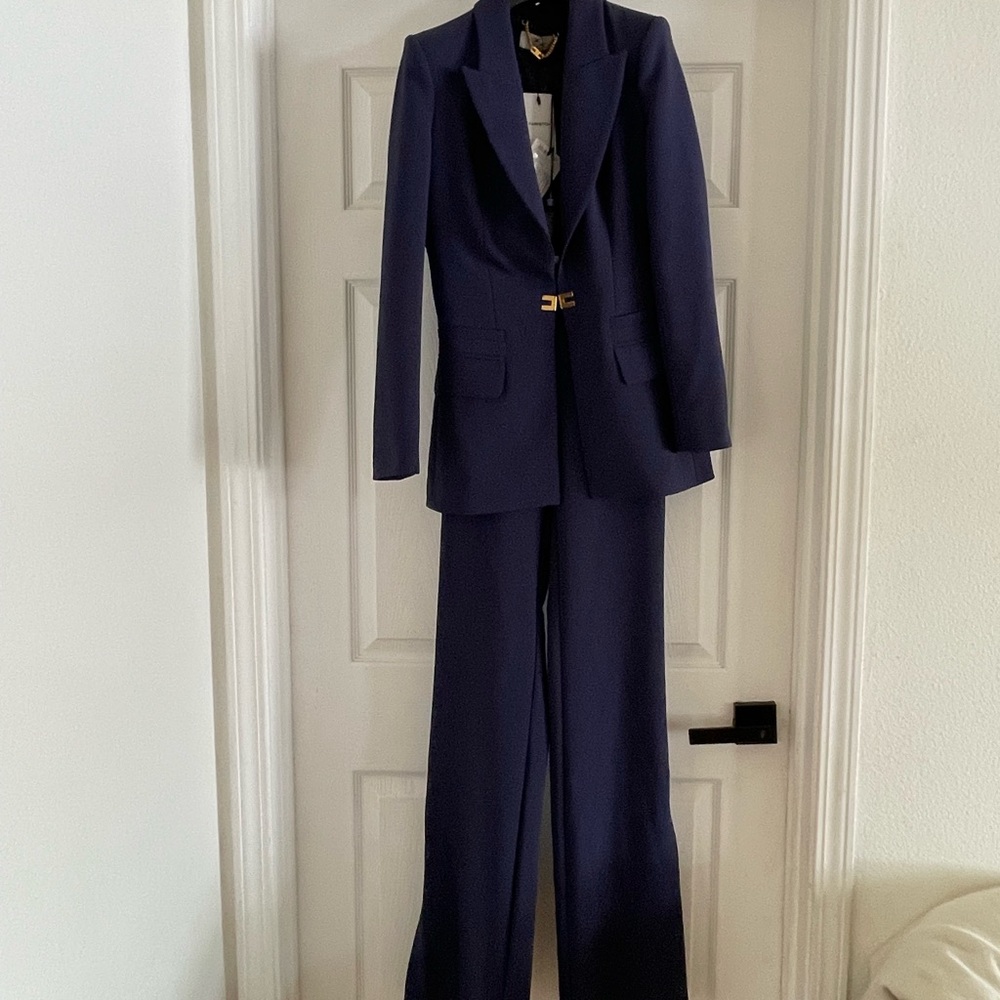 Elegant Navy Blazer by Elisabetta Franchi